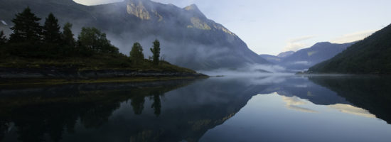 scenic Norwegian fjord for outdoor living